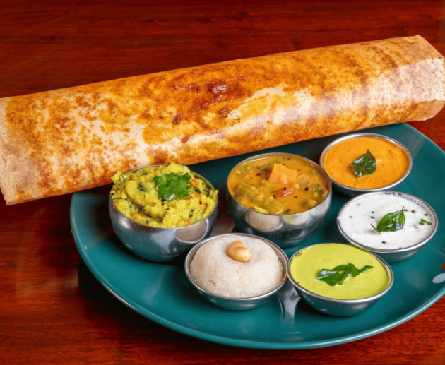 masala dosa spiced pancake with potato filling recipe