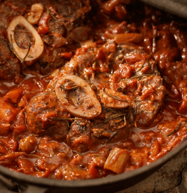 italian osso buco braised veal shanks