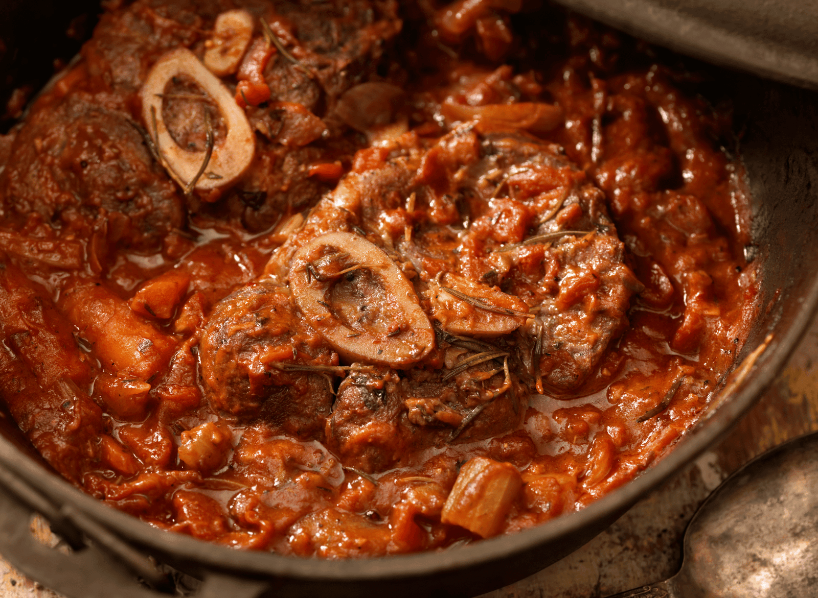 italian osso buco braised veal shanks