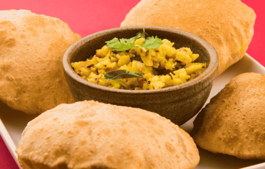 Indian Poori Bhaji