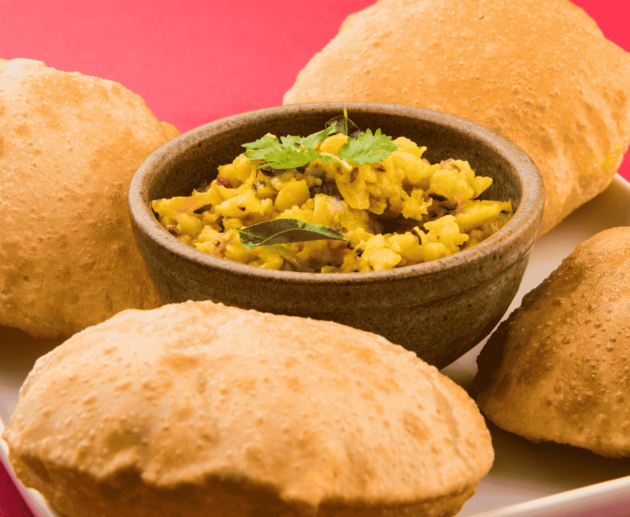 Indian Poori Bhaji