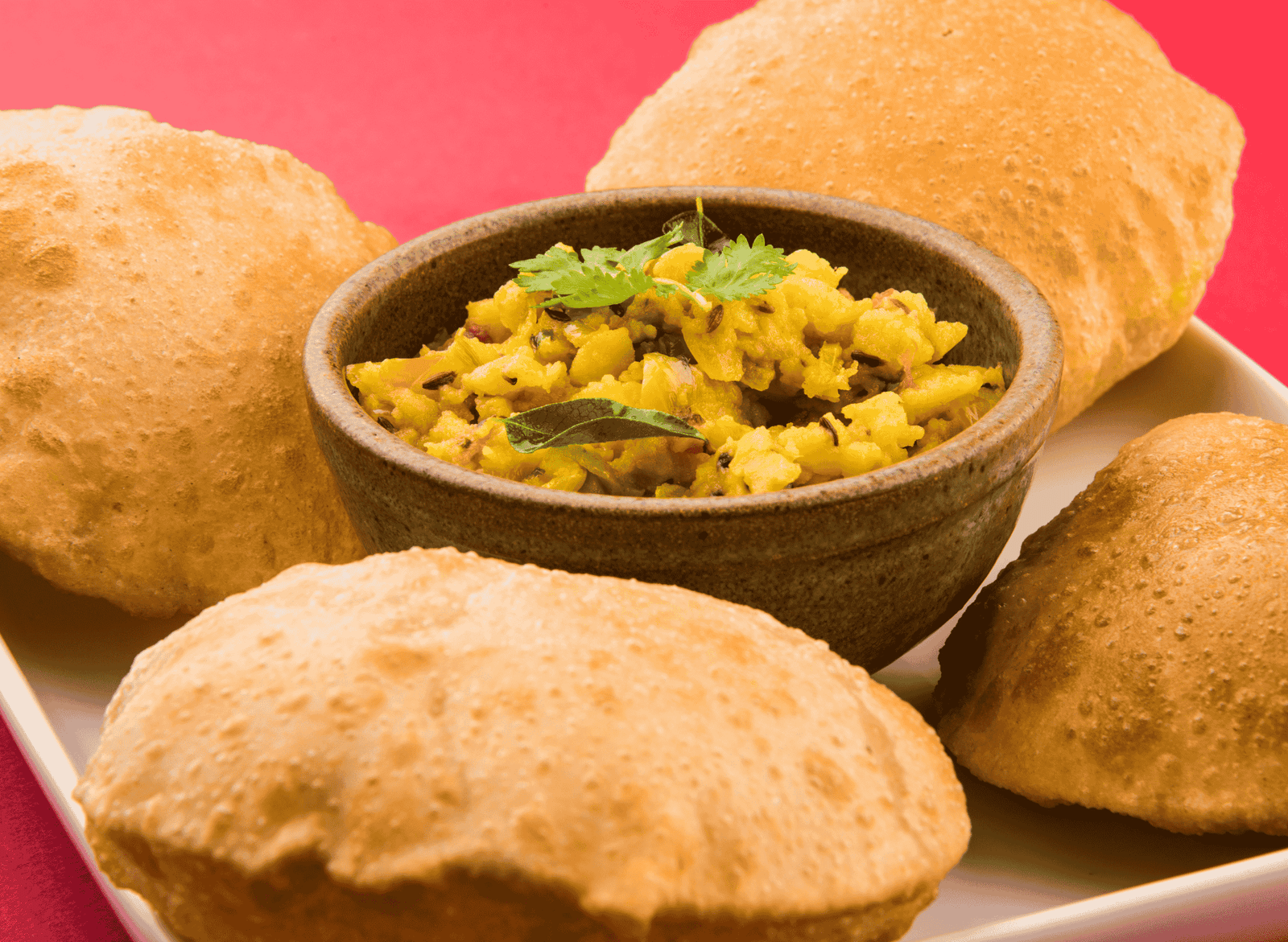 Indian Poori Bhaji