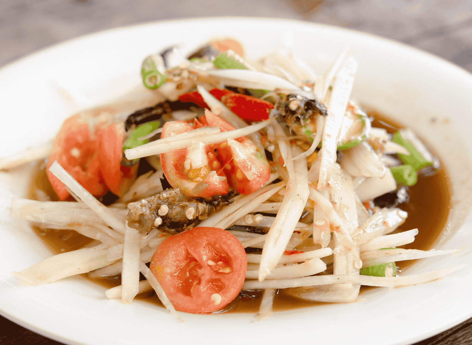 Som Tum Thai (Thai Papaya Salad)