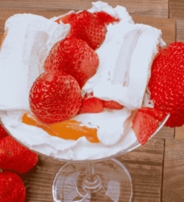 Spanish Fresas con Nata (Strawberries with Cream)