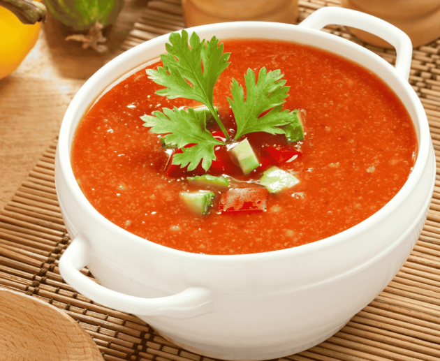 Spanish Gazpacho (Chilled Tomato Soup)