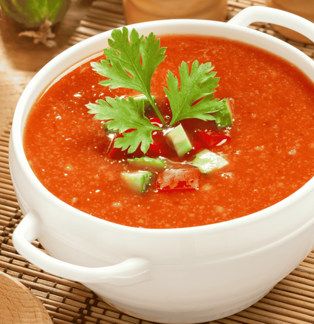 Spanish Gazpacho (Chilled Tomato Soup)
