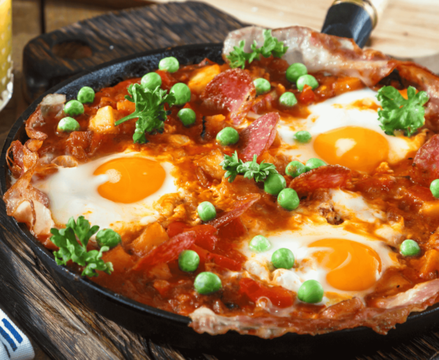 Spanish Huevos a la Flamenca