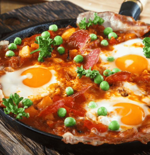 Spanish Huevos a la Flamenca