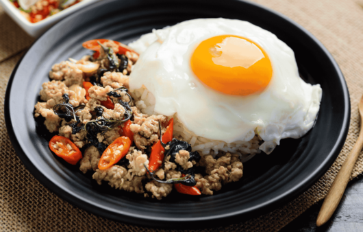 Thai Pad Krapow Moo Saap recipe