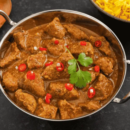 Vindaloo (Spicy and Tangy Meat Curry)