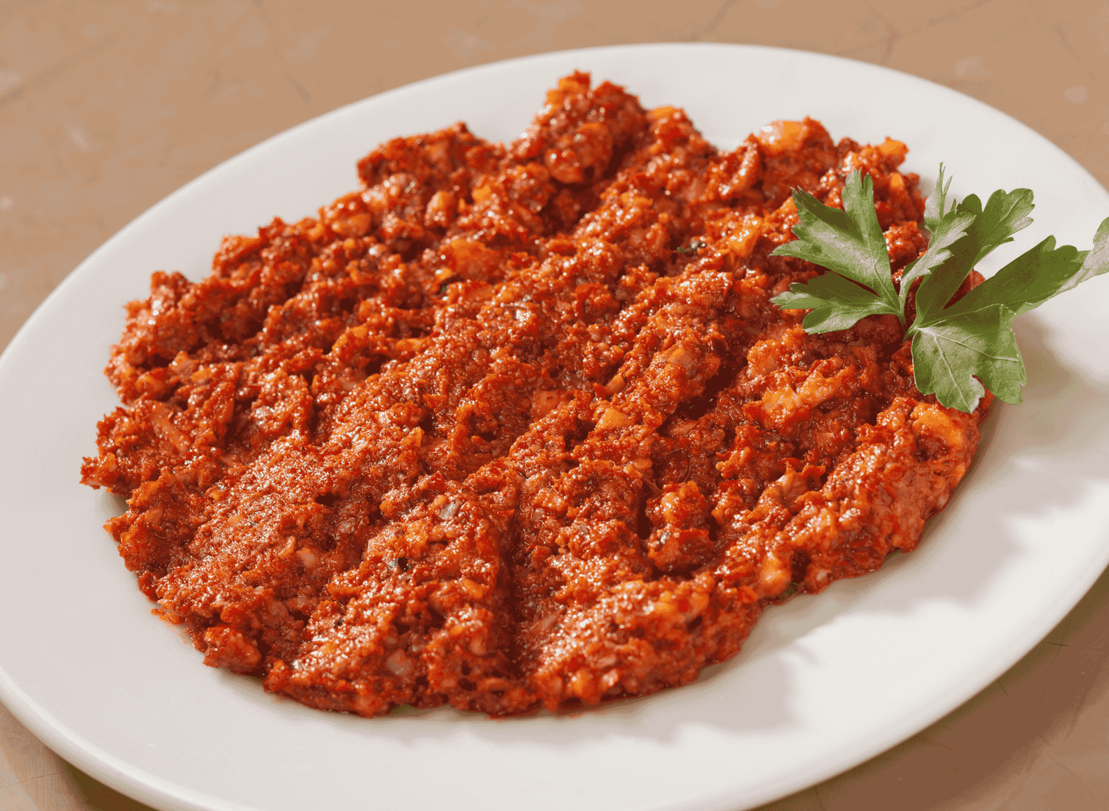 Acılı Ezme (Spicy Tomato and Pepper Salad)