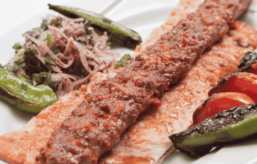 Adana Kebab (Spicy Ground Meat Kebab)