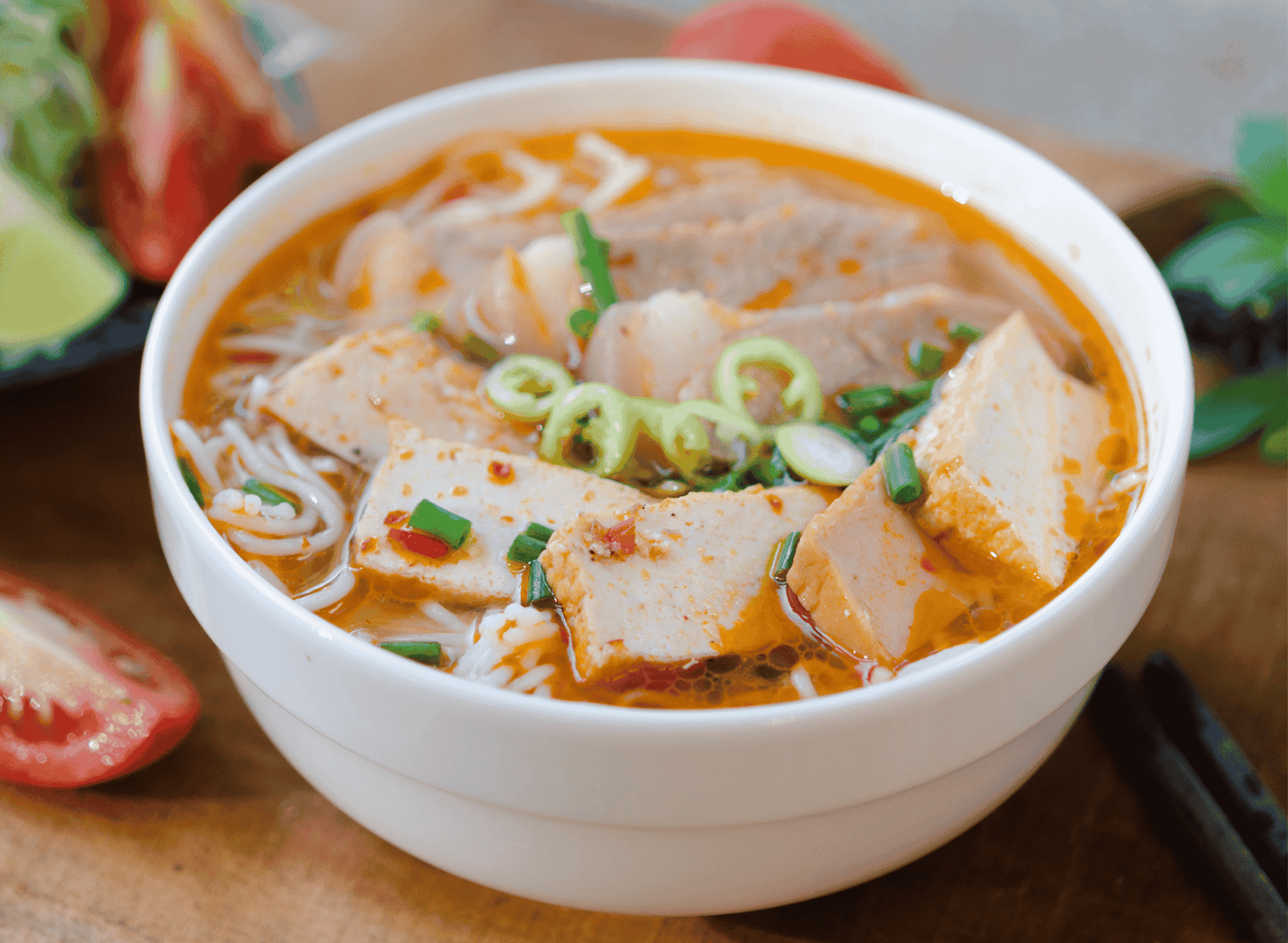 Bún Riêu (Crab Noodle Soup)