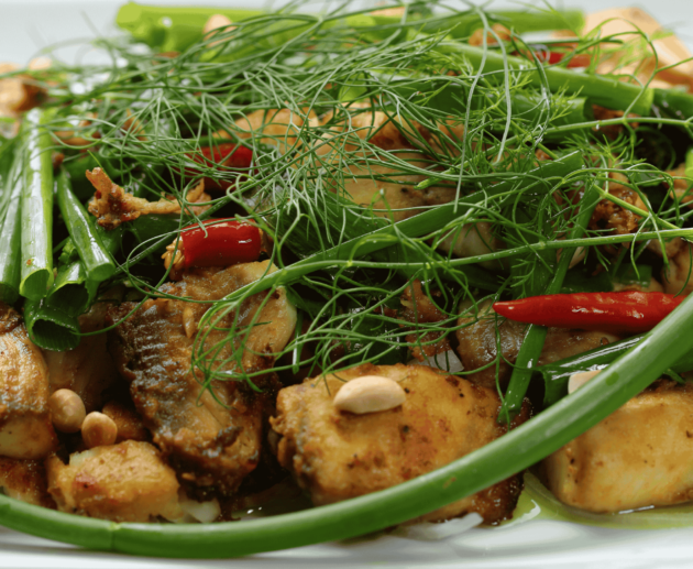 Chả Cá Lã Vọng (Grilled Fish with Turmeric and Dill)