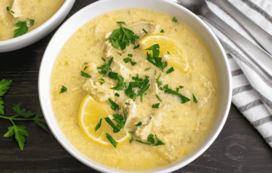 Greek Avgolemono Soup