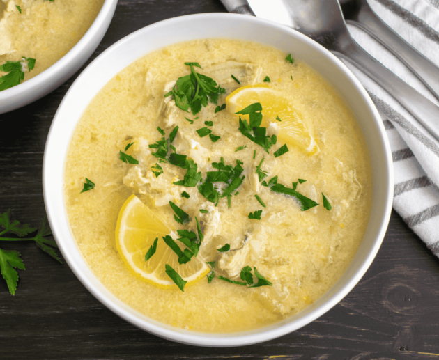 Greek Avgolemono Soup