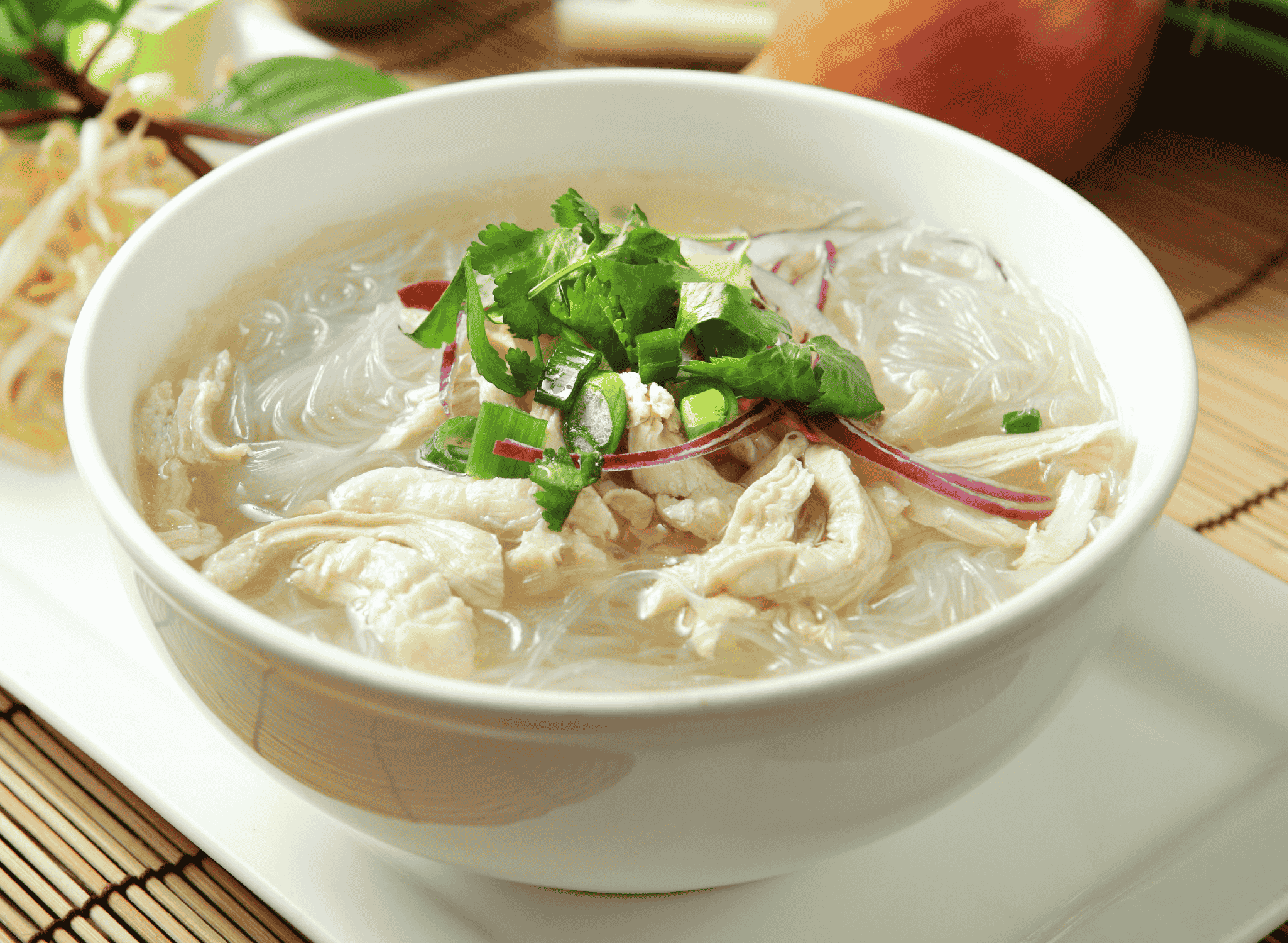 Miến Gà (Vietnamese Chicken Glass Noodle Soup)