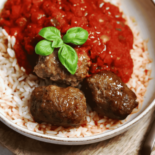 Soutzoukakia (Meatballs in Tomato Sauce)