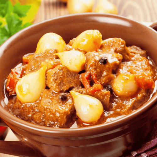 Stifado (Beef Stew with Onions)