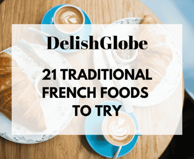 Traditional french foods