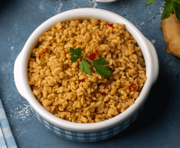 Turkish Firik Pilavı (Smoked Bulgur Pilaf)