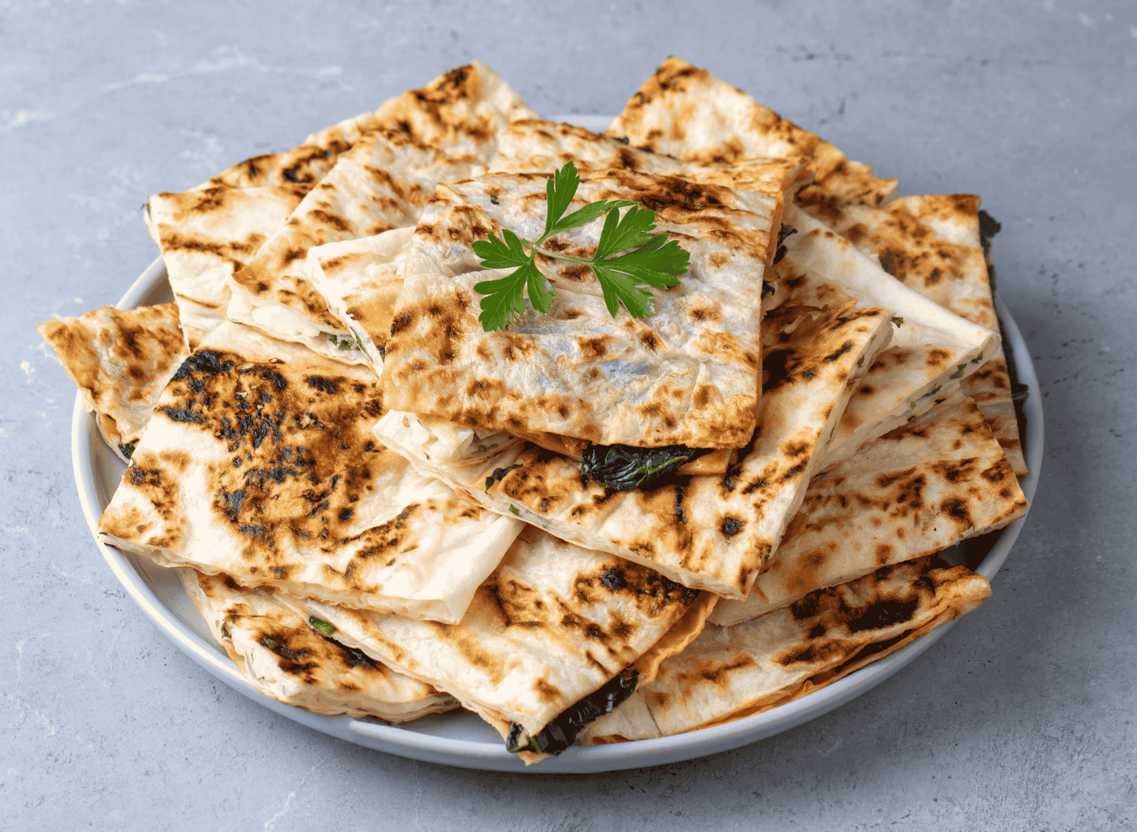 Turkish Gözleme (Stuffed Flatbread)