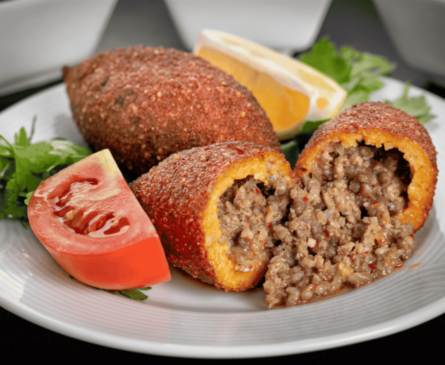 Turkish İçli Köfte (Stuffed Bulgur Balls)