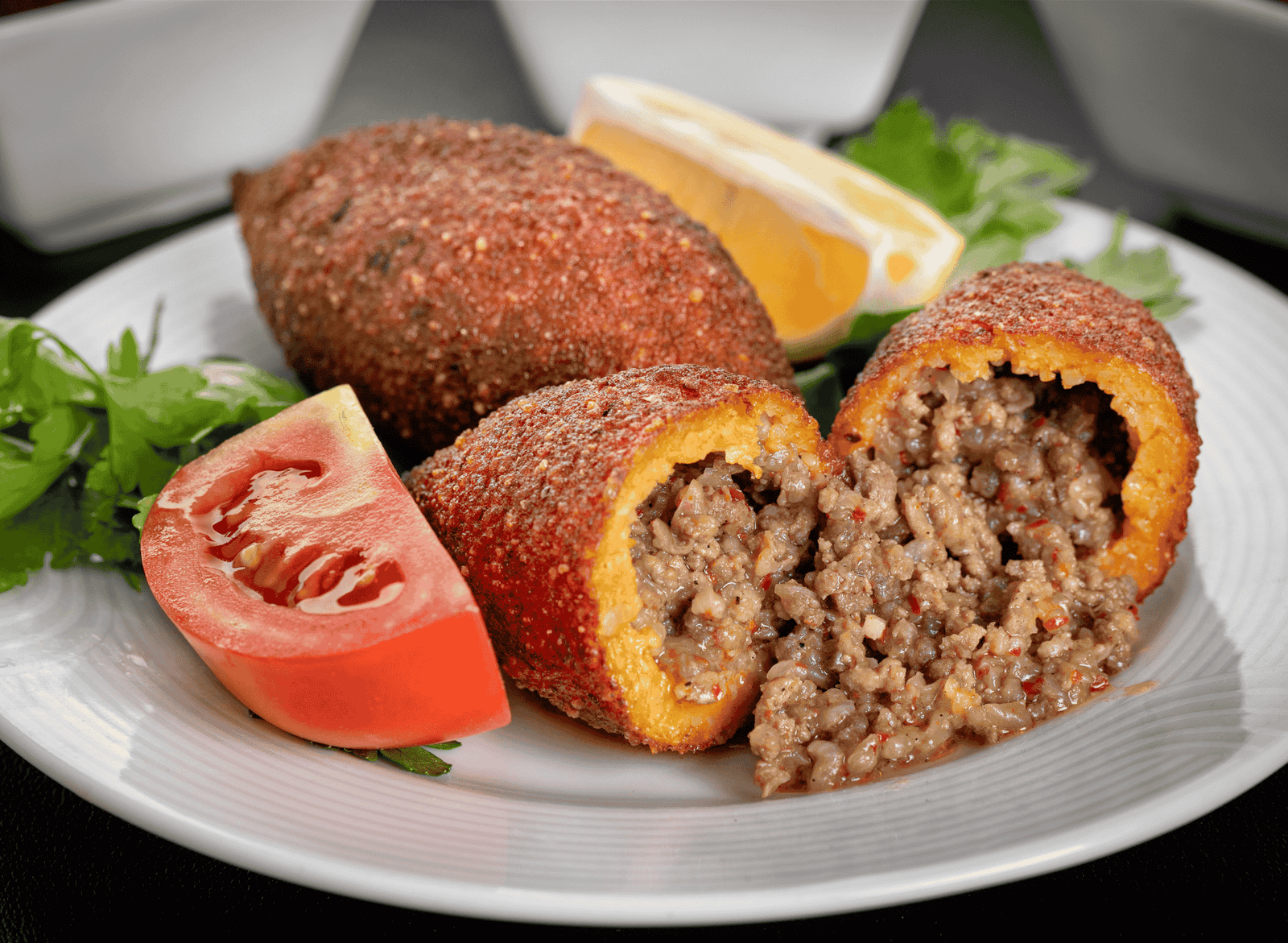 Turkish İçli Köfte (Stuffed Bulgur Balls)