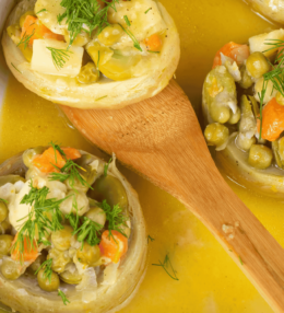 Turkish Zeytinyağlı Enginar (Artichokes in Olive Oil)