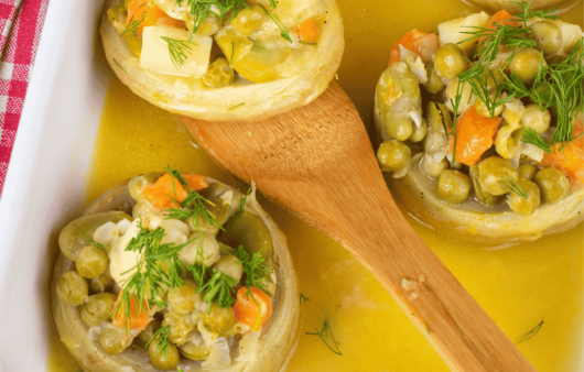 Zeytinyağlı Enginar (Artichokes in Olive Oil)