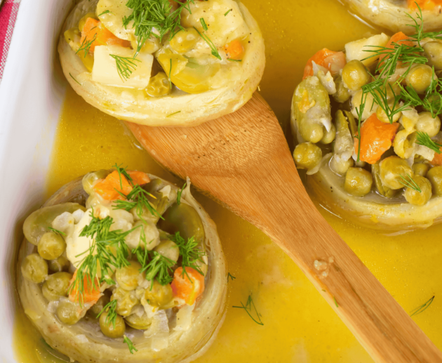 Zeytinyağlı Enginar (Artichokes in Olive Oil)