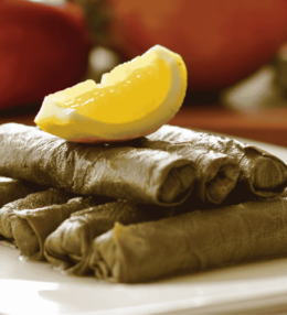 Turkish Zeytinyağlı Yaprak Sarma (Stuffed Vine Leaves)