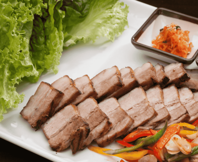 Korean Bossam (Boiled Pork Wraps)