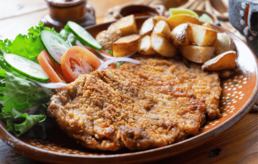 Cotoletta alla Milanese (Breaded Veal Cutlets)