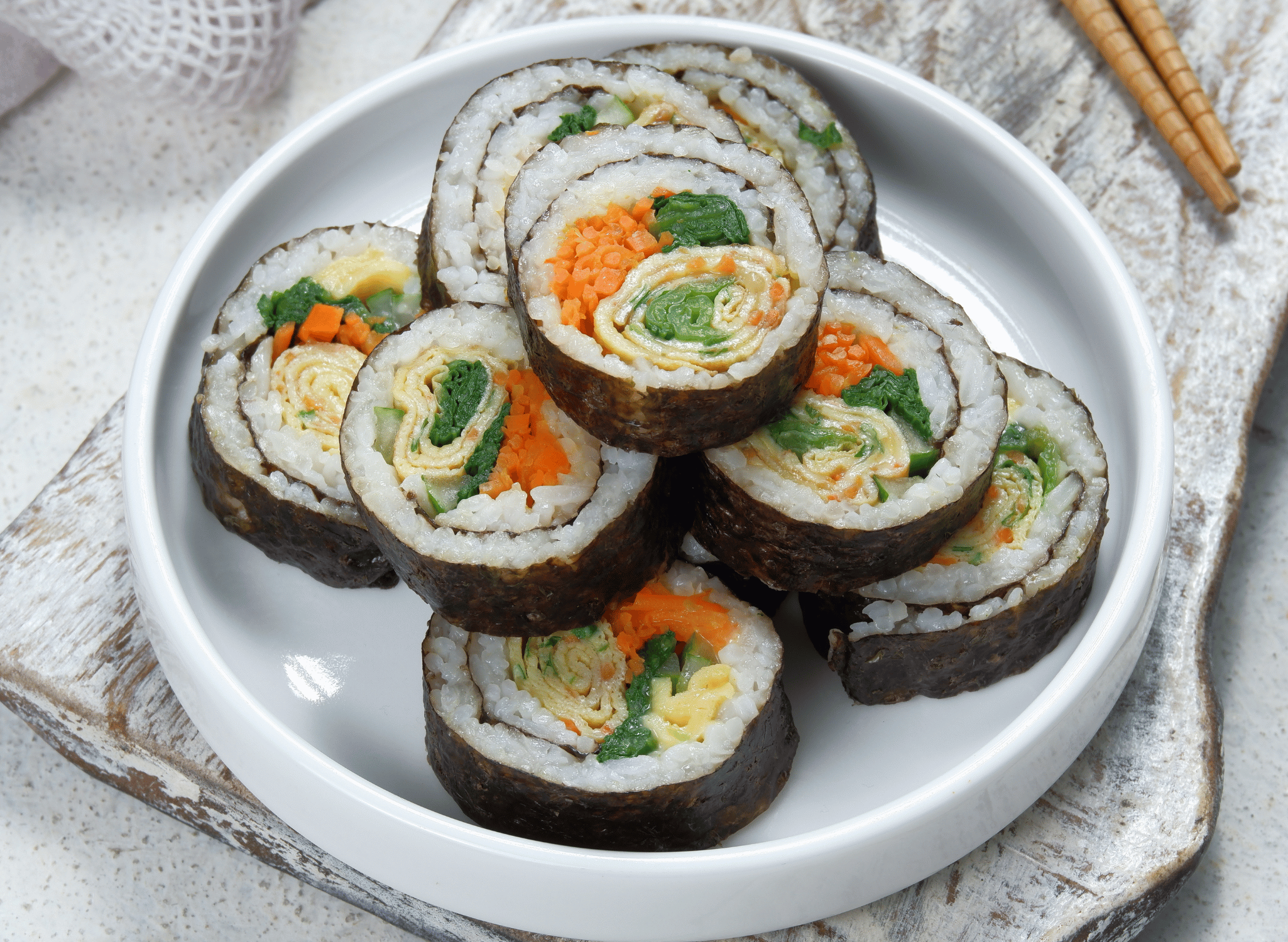 Gimbap (Korean Sushi Rolls)