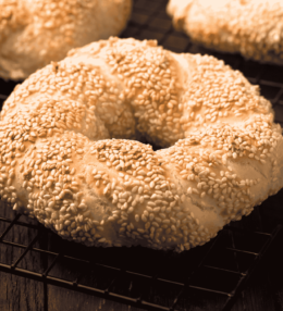 Greek Koulouri (Sesame Bread Rings)