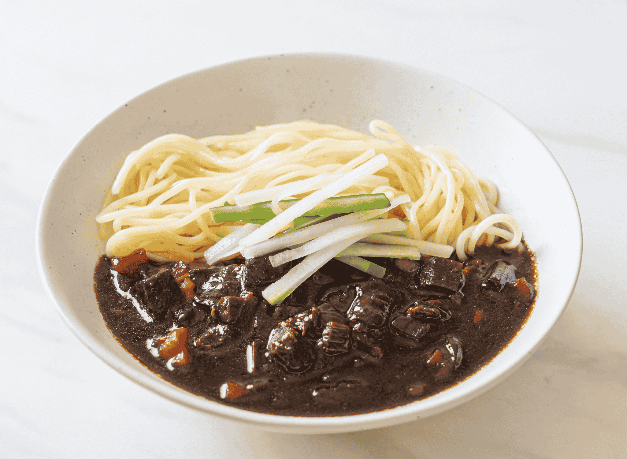 Jjajangmyeon (Black Bean Noodles)