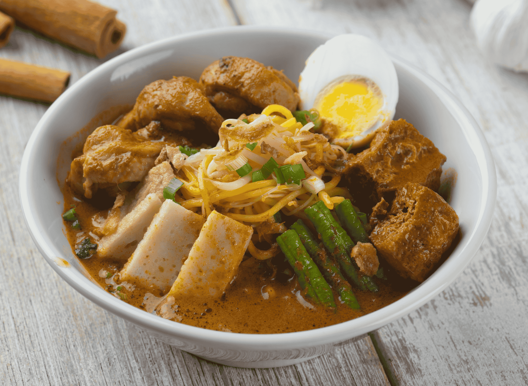 Malaysian Curry Laksa (Coconut Noodle Soup)