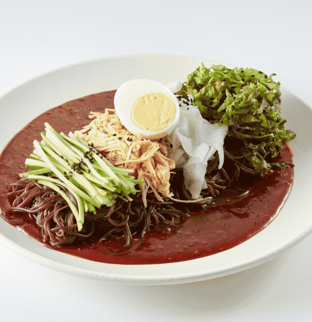 Naengmyeon (Cold Noodle Soup)