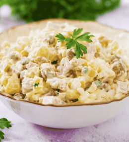 Russian Olivier Salad (Russian Salad)