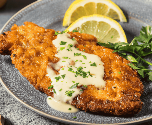 Rahmschnitzel (Cream Schnitzel)