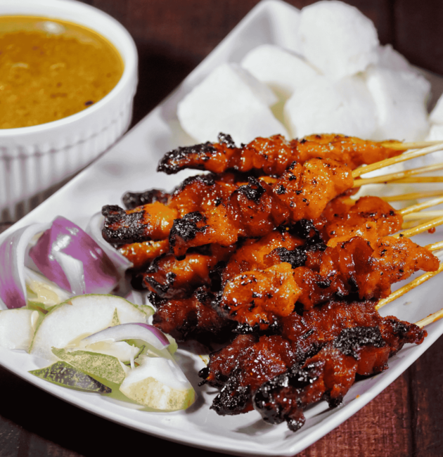 Indonesian Satay (Grilled Skewered Meat)