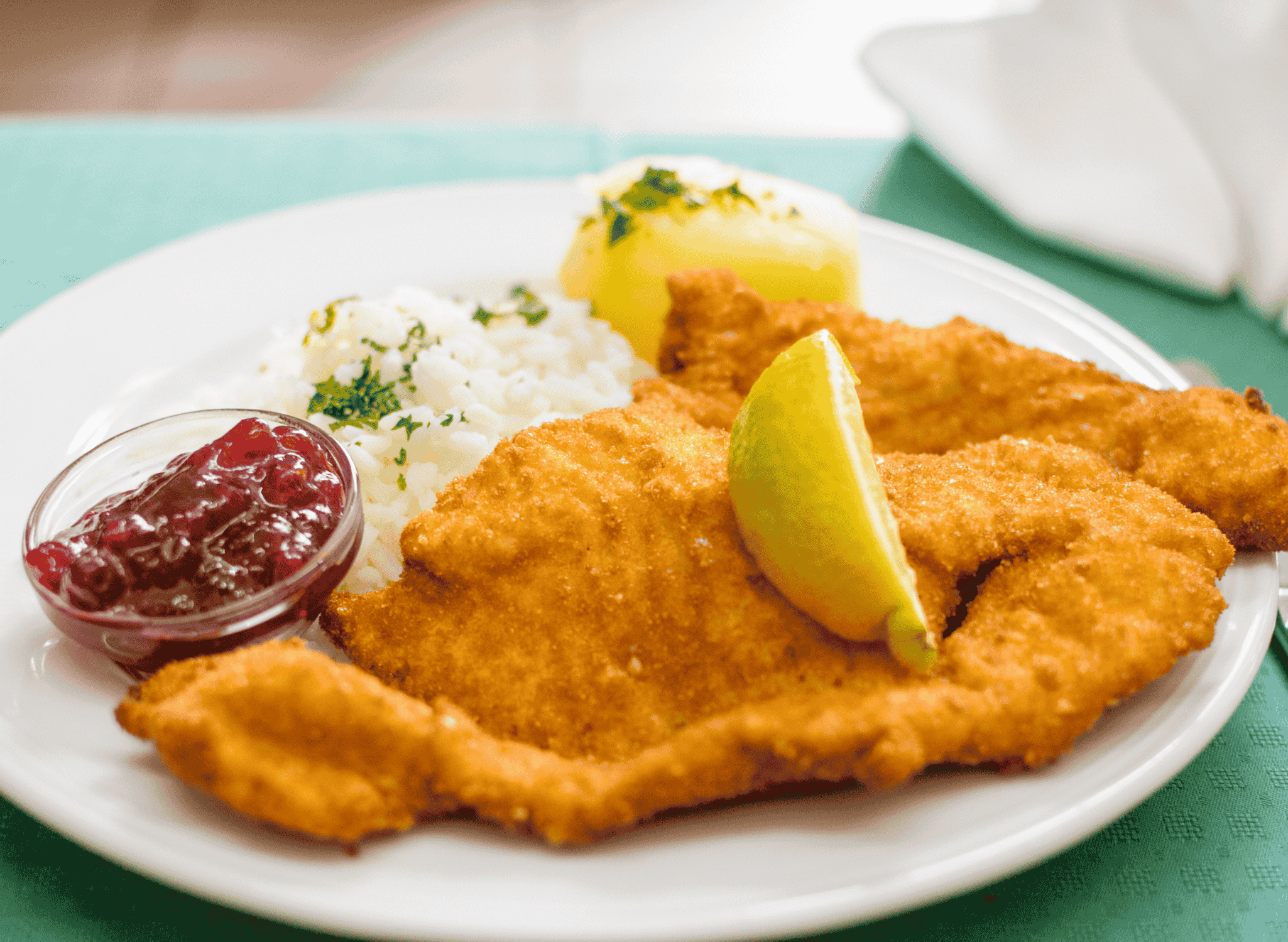 Wiener Schnitzel (Breaded Veal Cutlet)