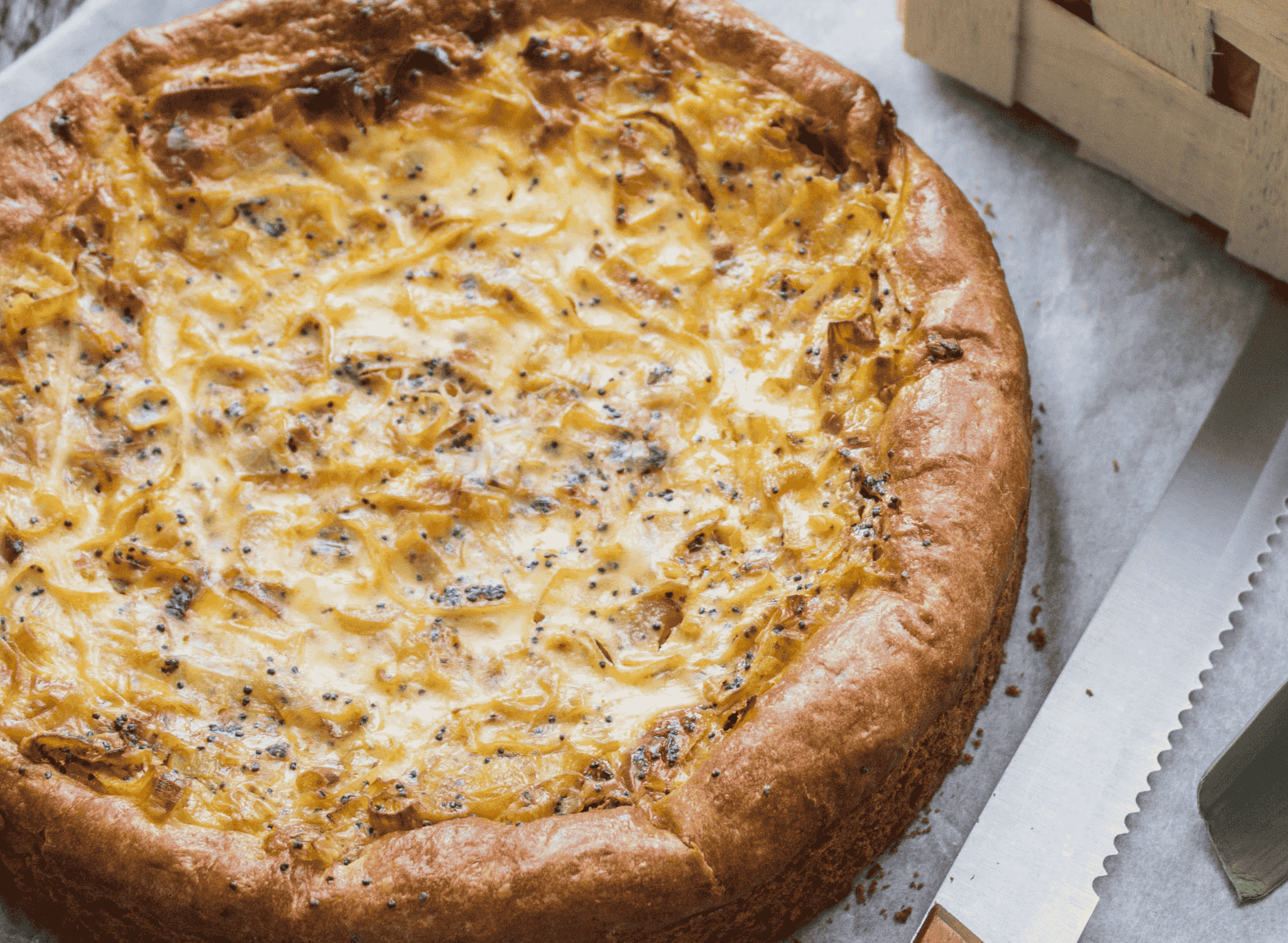 Zwiebelkuchen (German Onion Tart)