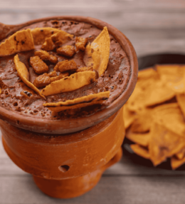 Honduran Anafre (Bean, Cheese, and Chorizo Dip)