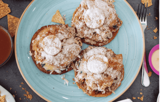 Enchiladas Salvadoreñas (Salvadoran Flat Tostadas)