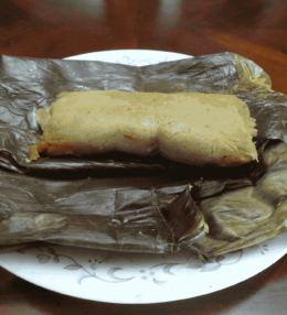 Honduran Montucas (Corn Tamale)