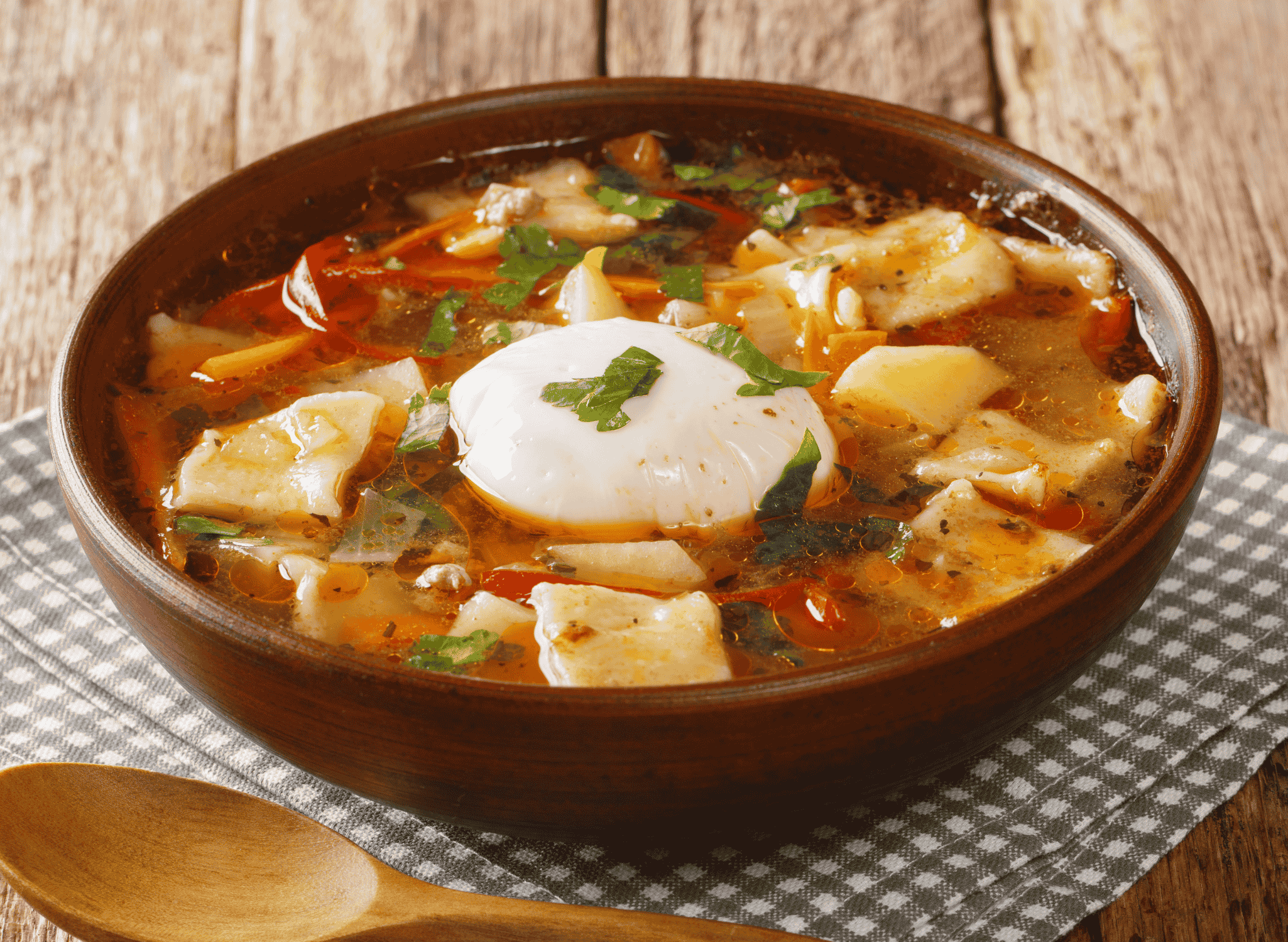 Pantrucas (Chilean Dumpling Soup)