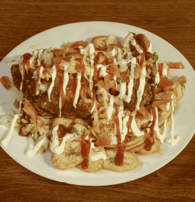 Pollo Chuco (Fried Chicken with Cabbage Slaw)