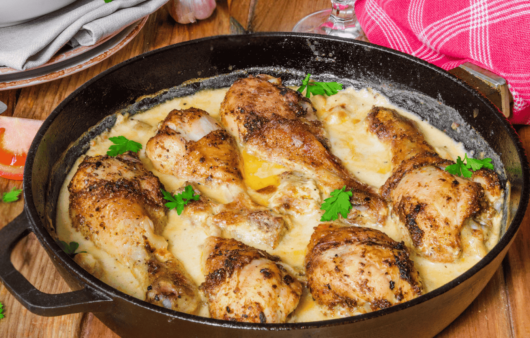 Pollo en Crema (Chicken in Cream Sauce)